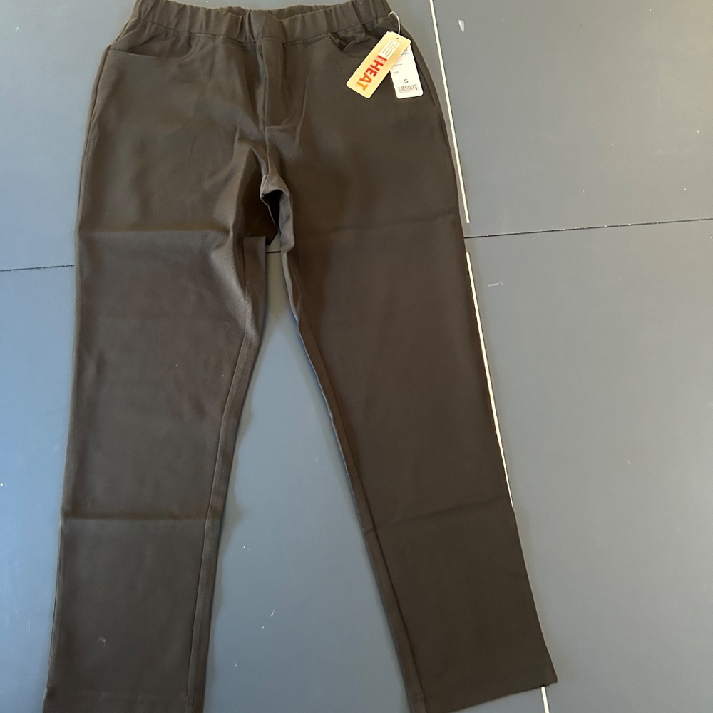 Brand New Women's Ultra Comfy Everyday Stretch Black Pants with 2 Pockets